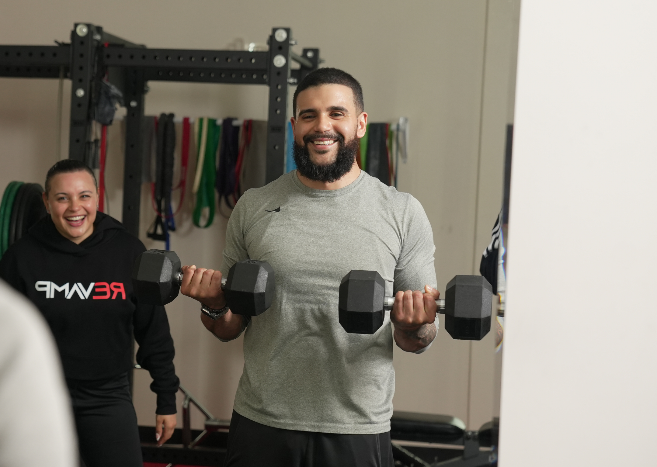 Client happy in the studio